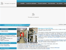 Tablet Screenshot of icp-paris.fr